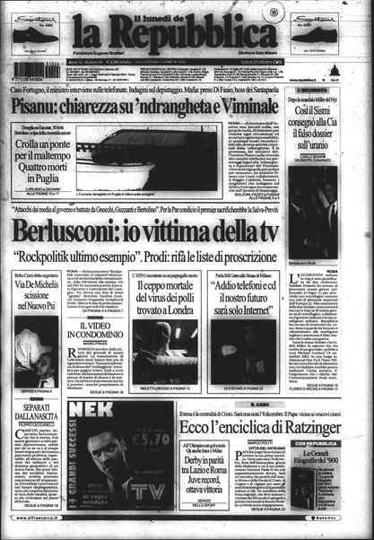 Il lunedì de La repubblica